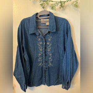 Koret City Blues | Vintage Embroidered Denim Shirt